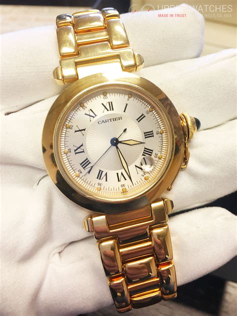 yellow gold cartier|cartier pasha yellow gold.